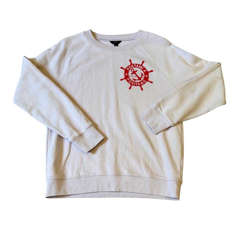 J.Crew Portami A Positano Sweatshirt Medium - Picture 2 of 6